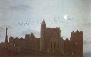 unknow artist Rock of Cashel painting